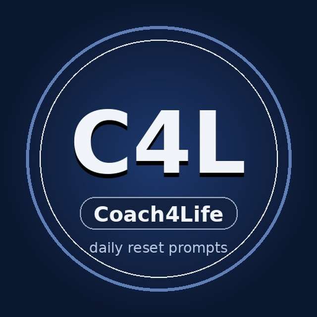 Coach4Life — Calm AI Coaching Telegram Channel