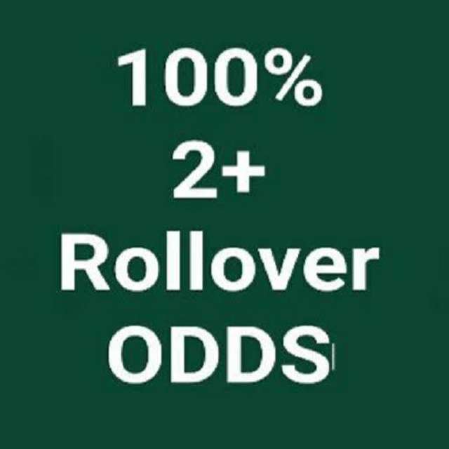 100% 2+ Rollover Odds Telegram Channel