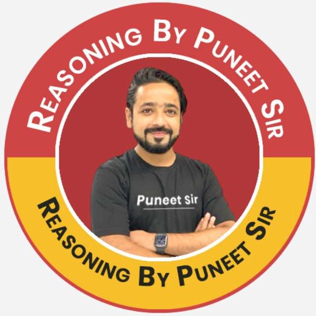 Reasoning by Puneet Sir © Telegram Channel
