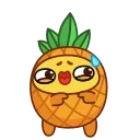 Animated Pineapple - @TgSticker sticker