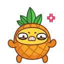 Animated Pineapple - @TgSticker Sticker