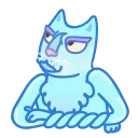 Chilled Cat Sticker