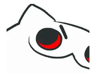 Creepy Cat Animated Sticker