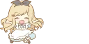 Alice Emoji Sticker Sticker