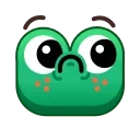 Frog Emoji Animated Pack Sticker