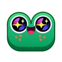 Frog Emoji Animated Pack Sticker
