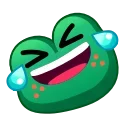 Frog Emoji Animated Pack Sticker