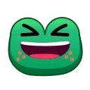 Frog Emoji Animated Pack Sticker