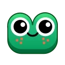 Frog Emoji Animated Pack Sticker