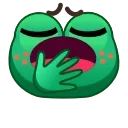 Frog Emoji Animated Pack Sticker