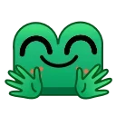 Frog Emoji Animated Pack Sticker