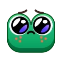 Frog Emoji Animated Pack Sticker