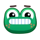 Frog Emoji Animated Pack Sticker