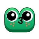 Frog Emoji Animated Pack Sticker