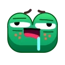 Frog Emoji Animated Pack Sticker