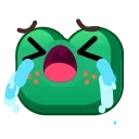 Frog Emoji Animated Pack Sticker