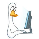 Funky Goose Sticker