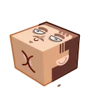 Human Box Animated Sticker