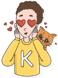 K&Kat Sticker