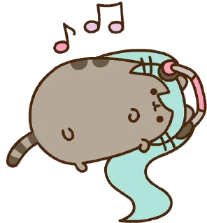 Hatsune Miku x Pusheen Sticker