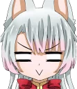 Shiro - White neko Sticker