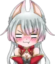 Shiro - White neko Sticker