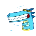 Mr Croco Sticker