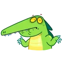 Mr Croco Sticker