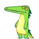 Mr Croco Sticker