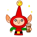 Speedy Elf Sticker