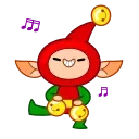 Speedy Elf Sticker