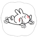 Cute Spoiled Rabbit Sticker