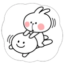 Cute Spoiled Rabbit Sticker