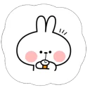 Cute Spoiled Rabbit Sticker