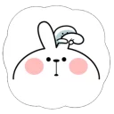 Cute Spoiled Rabbit Sticker