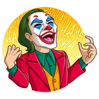 The Joker Telegram Sticker