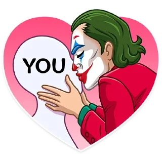 The Joker Sticker