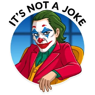 The Joker Sticker