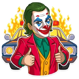 The Joker Sticker