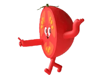 Animated Tomato sticker