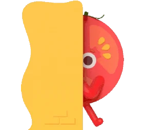 Animated Tomato Sticker