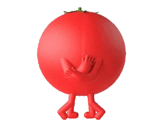 Animated Tomato Sticker