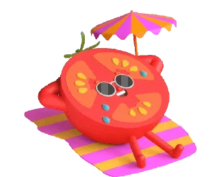 Animated Tomato Sticker