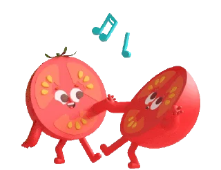 Animated Tomato Sticker