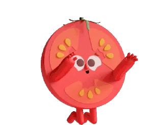 Animated Tomato Sticker