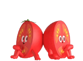 Animated Tomato Sticker