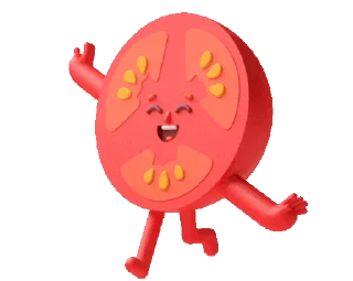 Animated Tomato Sticker