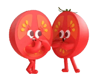 Animated Tomato Sticker