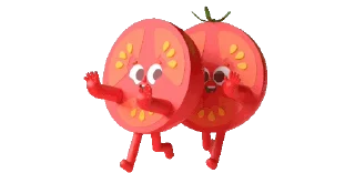 Animated Tomato Sticker