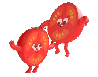 Animated Tomato Sticker